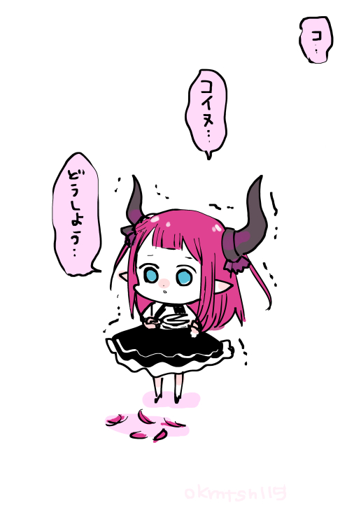 まったく関係ないけど前髪を切りすぎて呆然としているエリちゃんの絵【再掲】です 