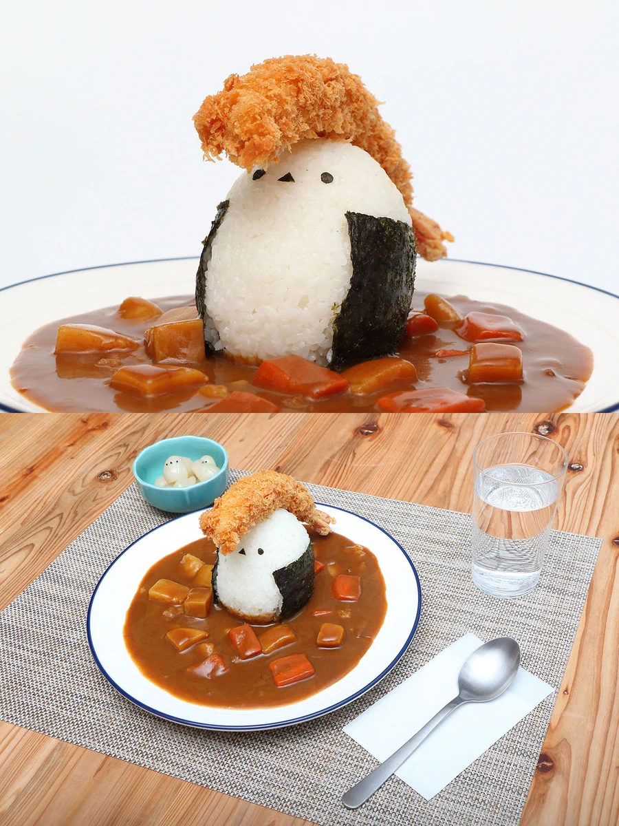 【話題】よく見たら、こんなとこにもシマエナガ！ヤンキーカレー！