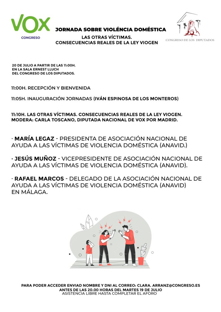 Asoc__Anavid's tweet photo. Vamos al Congreso a hablar de Violencia Doméstica. El grupo político que nos ha escuchado es VOX y nos invita a compartir esta problemática.
Invitamos a todos los grupos políticos y medios a unirse, para que sean conscientes de la realidad que están sufriendo miles de familias. https://t.co/oxDQgbvaGa