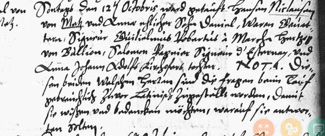 JDDelle_Luche's tweet photo. Gros avantage d'être un papa français à Strasbourg au XVIe, on peut avoir un duc comme parrain (Guillaume-Robert duc de Bouillon qui a 16 ans et étudie au Gymnase). Peut-être aussi parce que le père était le logeur. https://t.co/GKMpnQqL43