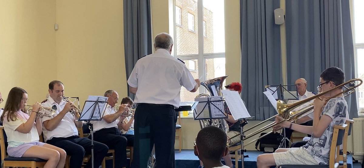 It was a special morning today as we welcomed the YP Band back into the meeting for the first time in over 2 years. Well done to all involved in getting the young people ready