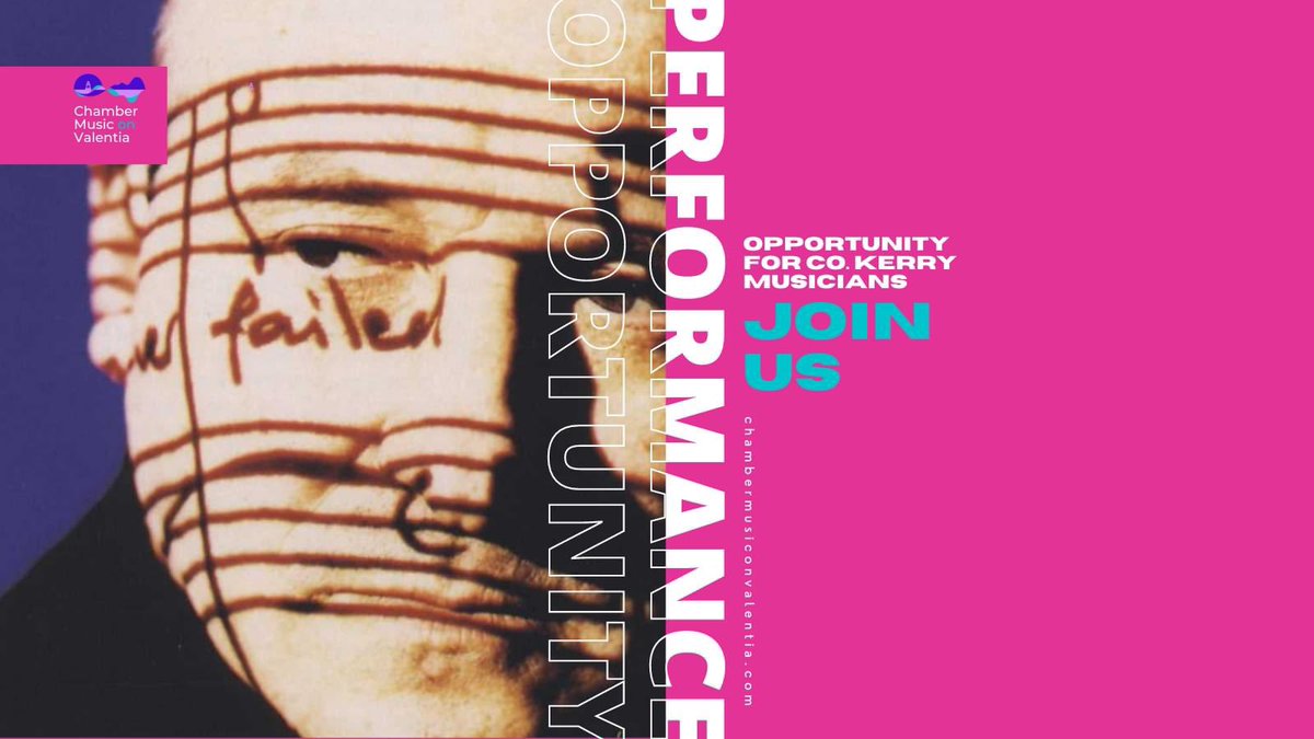 🎺 PERFORMANCE OPPORTUNITY 

Kerry-based musicians (any string, wind, brass or keyboard instrument), are invited to perform Gavin Bryars’ iconic minimalist masterpiece Jesus' Blood Never Failed Me Yet on Friday, 19 August 2022.

👉 bit.ly/3uPJIz5