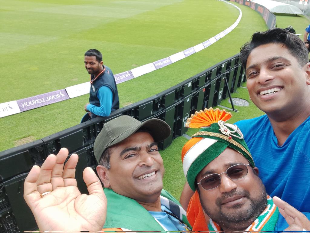 #Engvsind 
The extended arm of our Indian cricket team