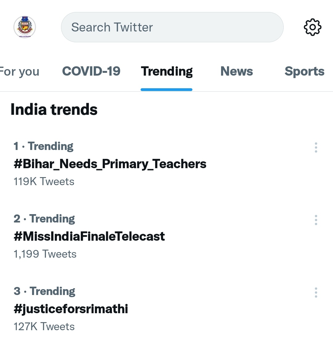 Bihartet19's tweet photo. Trending at 1

#Bihar_Needs_Primary_Teachers
#Bihar_Needs_Primary_Teachers
#Bihar_Needs_Primary_Teachers
#Bihar_Needs_Primary_Teachers https://t.co/7UlCQux0dC