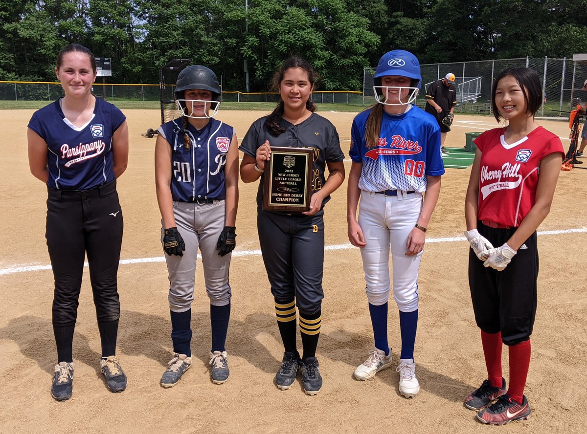 NJLittleLeague's tweet photo. Congratulations to Olivia Rutkowsky from Bordentown Little League on winning the NJ State Softball HR Derby!
The other participants were:
Gabi Blumert - Pequannock LL
Isabella Cino - Toms River LL
Charlotte Inauen - Par Troy East LL
Jazzlyn Tsai - Cherry Hill American LL https://t.co/8DUew9dPZN