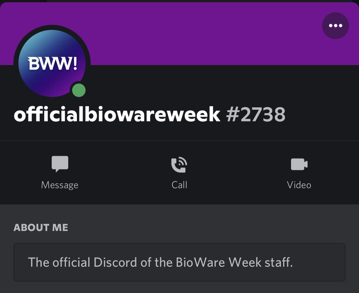 BioWare Week tweet media