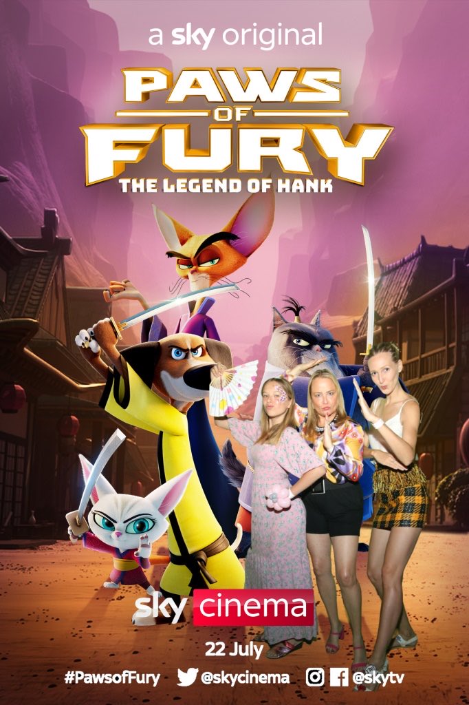 Had the best fun at the ⁦<a href="/PawsofFuryMovie/">Paws of Fury: The Legend of Hank</a>⁩ premiere at Leicester Square! Thank you ⁦<a href="/gfmanimation/">@GFMAnimation</a>⁩ for the invitation! ⁦<a href="/Ikoniclondon/">IKON London Magazine</a>⁩