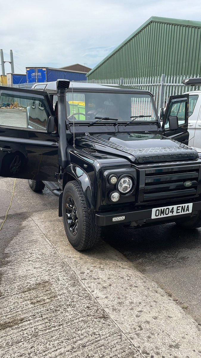 Time for a clean before a busy week next week out on quotes