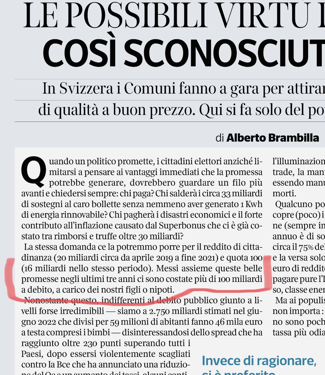 LizNeuhoff's tweet photo. Coincidenze. L’intelligente e puntuale @AlBrambilla fa una analisi dello sciocchezzario politico degli ultimi 3 anni (domani sul Corriere Economia) costato all’Italia ben 100 miliardi. Casualmente è la stessa cifra che ci troviamo in più sui conti correnti (Corriere oggi) https://t.co/gtoF6KljZn