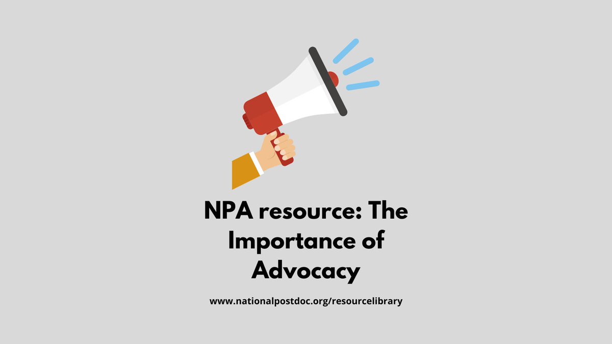 nationalpostdoc's tweet photo. Research teams and individual scientists should feel empowered and encouraged to participate in a variety of advocacy issues https://t.co/k4XvykTCoT #postdocs #postdoctoralscholars #advocate #advocacy #postdocoffice #postdocassociation https://t.co/J9awvF6eZK