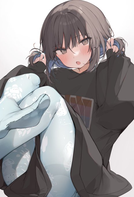 インナーカラー✖︎カラータイツ 