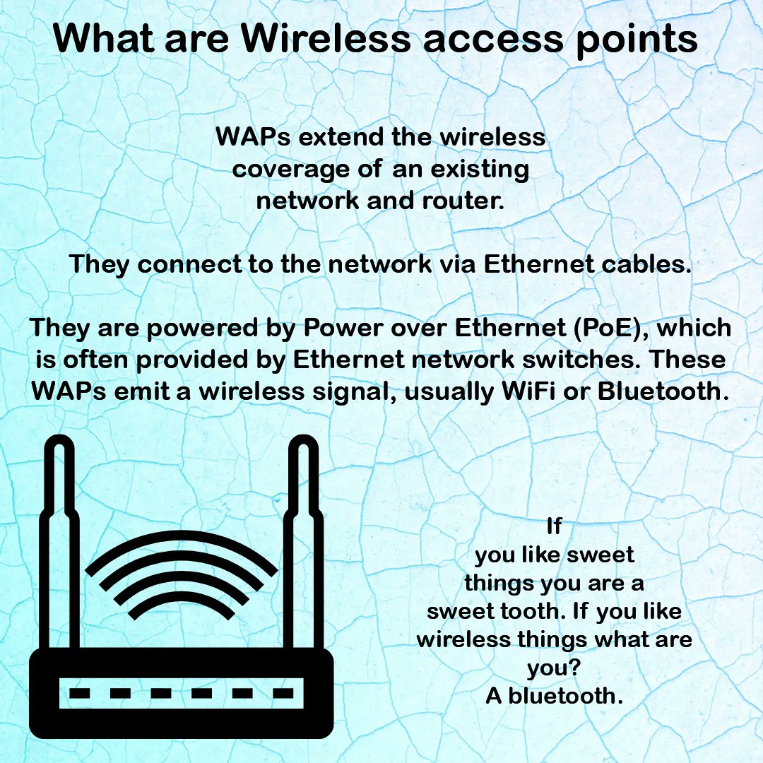 ioteach's tweet photo. What are wireless access points? have you ever wanted to know more about this question? well look no further we have got you covered!! #ComputerScience #GCSE #WirelessAccessPoints #WIFI #WirelessSignal #LearnComputerScience #Studygram #Studying #Learning https://t.co/BXIakSUe3F