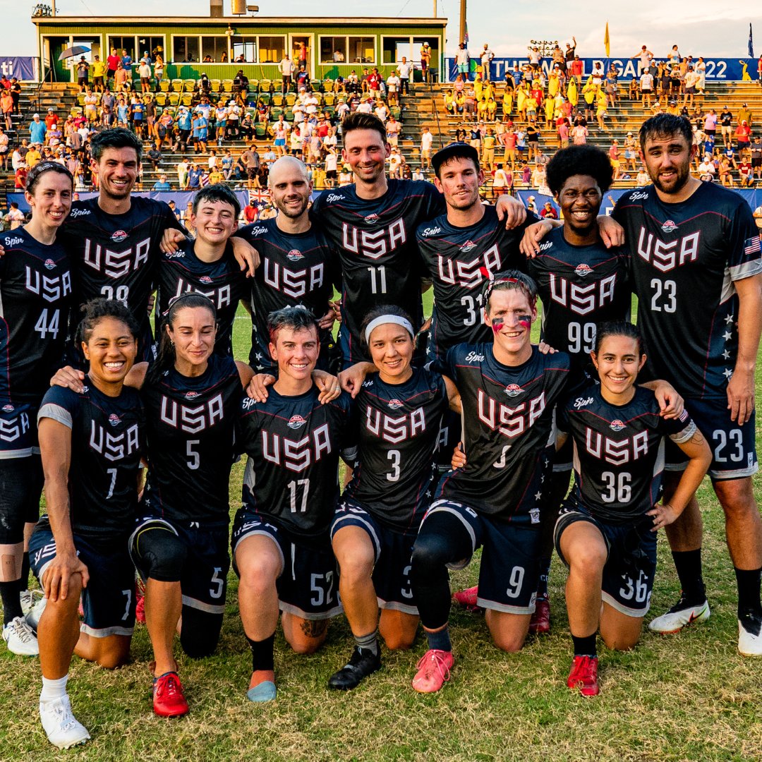 The World Games 2022 Birmingham (@twg2022) on Twitter photo Congratulations Team USA 🇺🇸 Flying Disc on their gold medal victory 🥇
Presented by <a href="/UnitiFiber/">Uniti Group</a>
#MedalMoment #WitnessHistory #WeAreTheWorldGames Congratulations Team USA 🇺🇸 Flying Disc on their gold medal victory 🥇
Presented by <a href="/UnitiFiber/">Uniti Group</a>
#MedalMoment #WitnessHistory #WeAreTheWorldGames