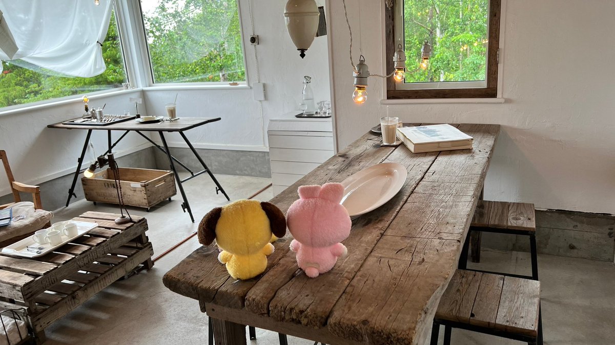 akaritter_bts's tweet photo. はっちゃんとカフェ巡りドライブ〜🚗♡
予約してくれた貸切カフェが想像以上にドストライクすぎて氷が溶けて飲み物薄くなるくらいひたすら写真撮ってた私たち🙄←
結果4件も行けておなかちゃぽちゃぽ〜🚽♡
次は天気の良い日におしゃピクしよね🫰
いつもありがと〜🫶🧡 https://t.co/RDlyVoK05t