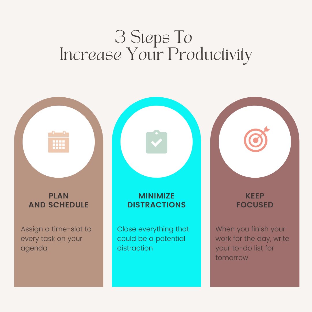 thebeatcoe's tweet photo. Managing and Operating your business is solely about productivity.

How productive are you?
What is your set time to work?
How often will you take breaks during a work day?
What are your Daily Tasks?
Are you making time for Self-Care?
Have you included the Family/Friends in... https://t.co/JlhmiqqmWE