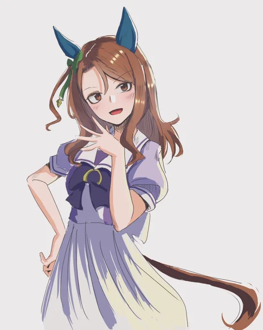 今週描いた絵 #ウマ娘プリティーダービー #キングヘイロー(ウマ娘) https://t.co/IFAUh7M6IO 