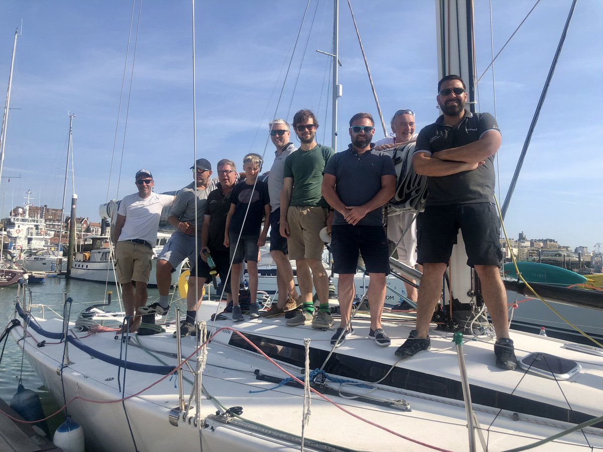 ramsgateweek's tweet photo. Your team looking cheerful before the start of the #RoundtheGoodwinsRacetoday. #RamsgateWeek @TJD_Associates https://t.co/hY3IY4gLrq