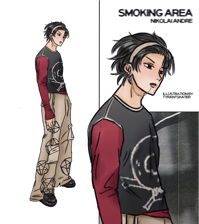 ㅤ

  STARE HERE: Mini Runway Show
  #HighschoolSweeshit: ANDRÉ

  piercing eyes with a godly presence. 

  #StareHereRPW 
  #JustWearWhatever

ㅤ