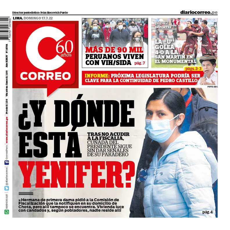 jcd46's tweet photo. ▶️Dónde está Yenifer❓│Sino está escondida en el Palacio de Gobierno, definitivamente se ha fugado.
¿Se viene otra renuncia/censura de un Ministro del Interior? https://t.co/zvBQMhaQR1