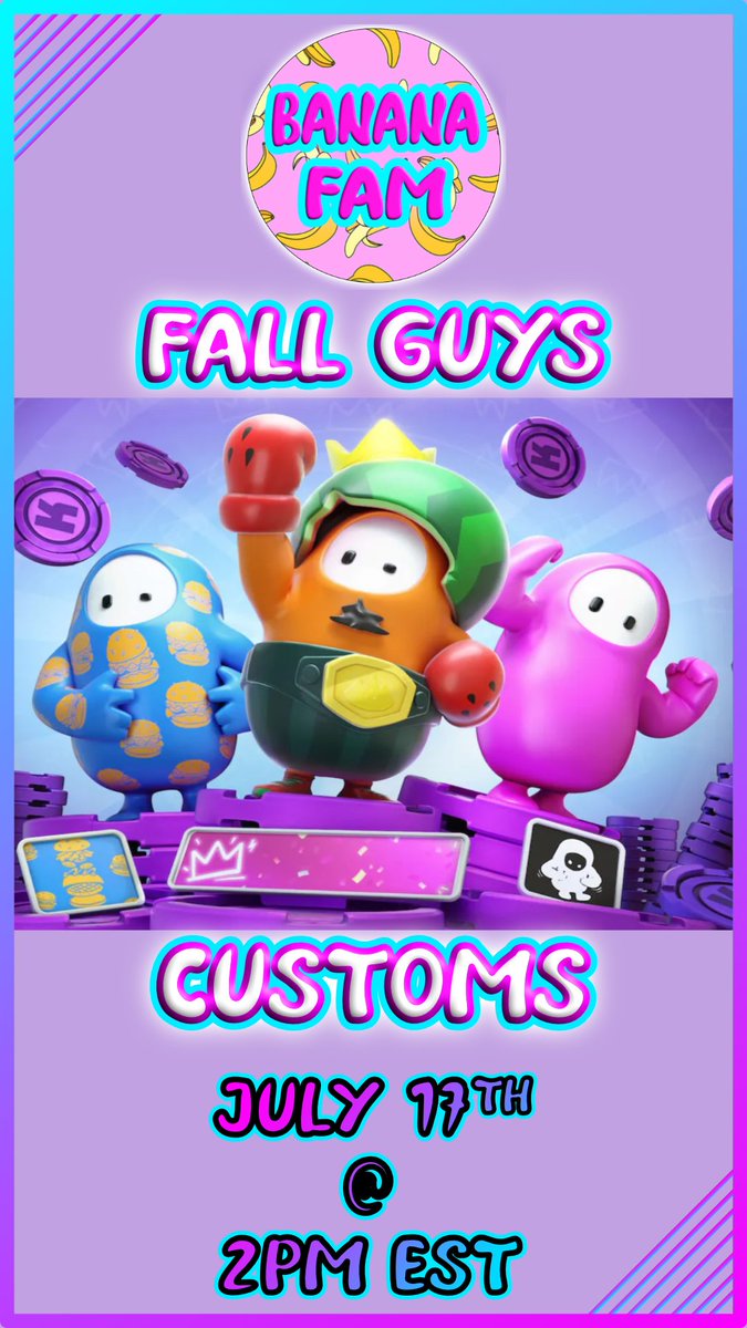 Are you a Fall Guys player and want to meet other chill people? Come stop by the stream and join some Fall Guys Customs! I will be hosting customs TODAY @ 2pm EST! #FallGuys #Customs #FallGuysCustoms #Twitch twitch.tv/kevykev25