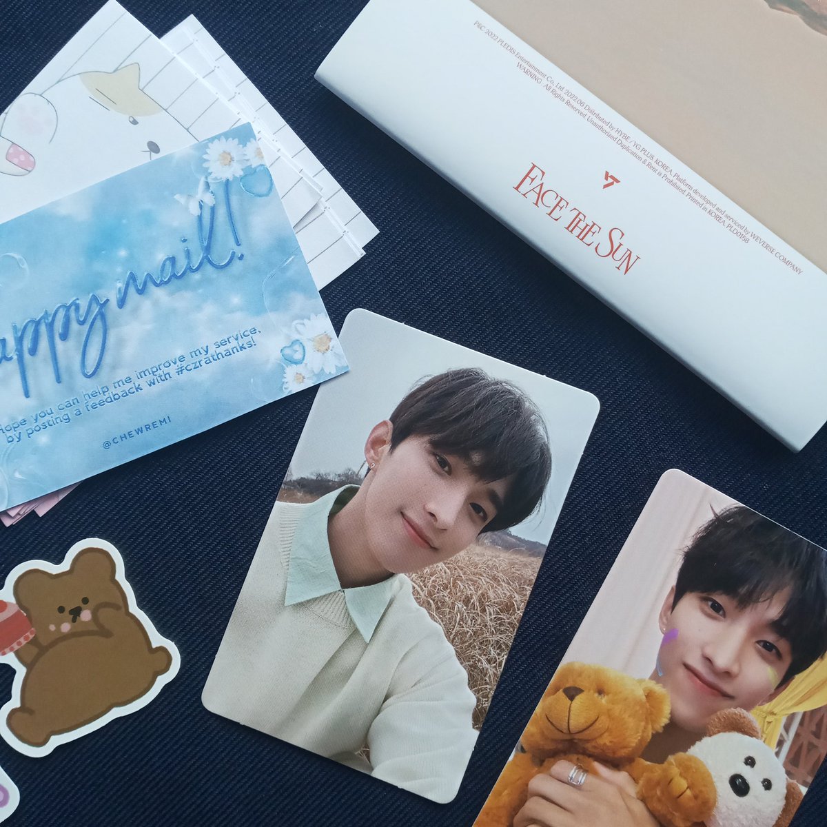 247pcs's tweet photo. #4thmail late sorry!
hi @chewremi my prio pc of the decade arrived very safe thank you! transaction was very smooth & quick so i look forward for my next order from you mwehehe ><
#czrathanks https://t.co/zSNYK3jM0w