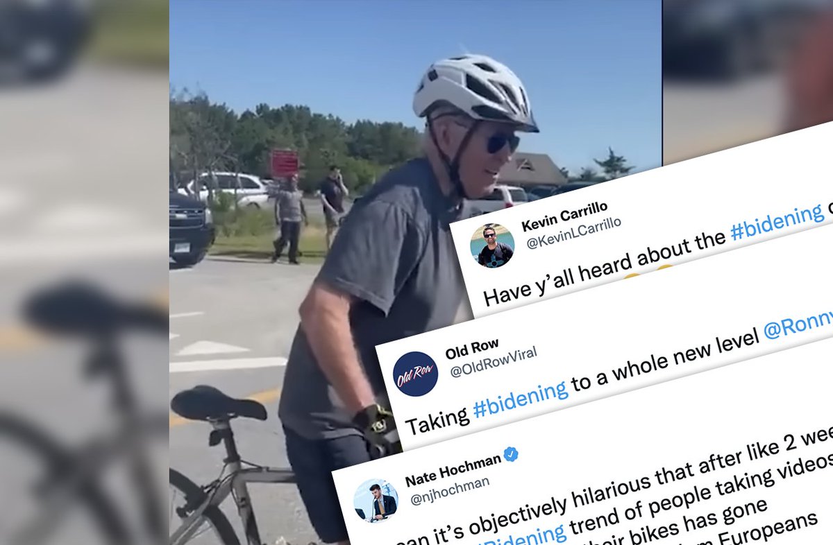 'C'Mon, Jack: 'Bidening' Is the New Trend Where Trolls Recreate Joe Biden Falling Off His Bike Like a Dinkus louderwithcrowder.com/bidening-new-t… <a href="/OldRowViral/">Old Row</a>