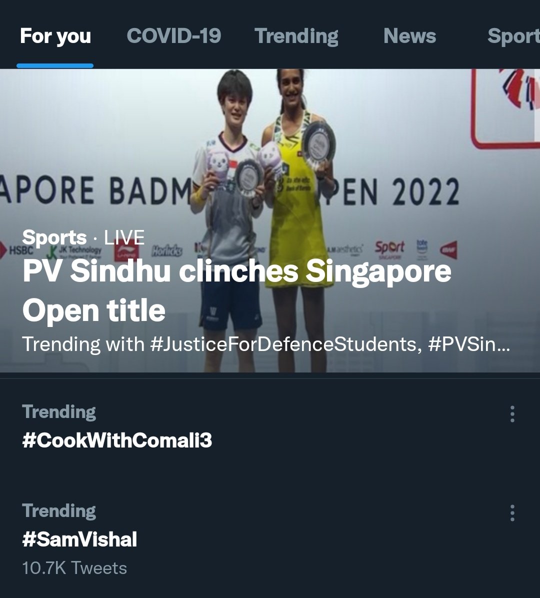 Jenifer_Carl_21's tweet photo. 10.7K Tweets 😍 
#SamVishal
#U1Concert https://t.co/BhgcrxY7zx