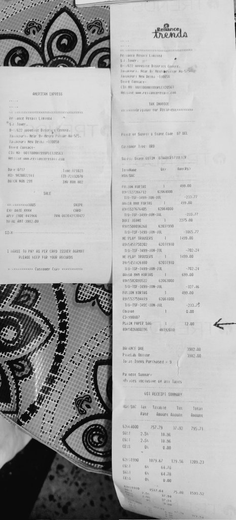 greendelhite's tweet photo. I have just purchased a few items at @reliancetrends Janakpuri New Delhi n they are charging for Carry Bag on asking why the person at Billing Counter said they have to charge as per the company policy. @jagograhakjago @ArvindKejriwal #delhishoppingfestival #consumercourt https://t.co/UlijclY7q5