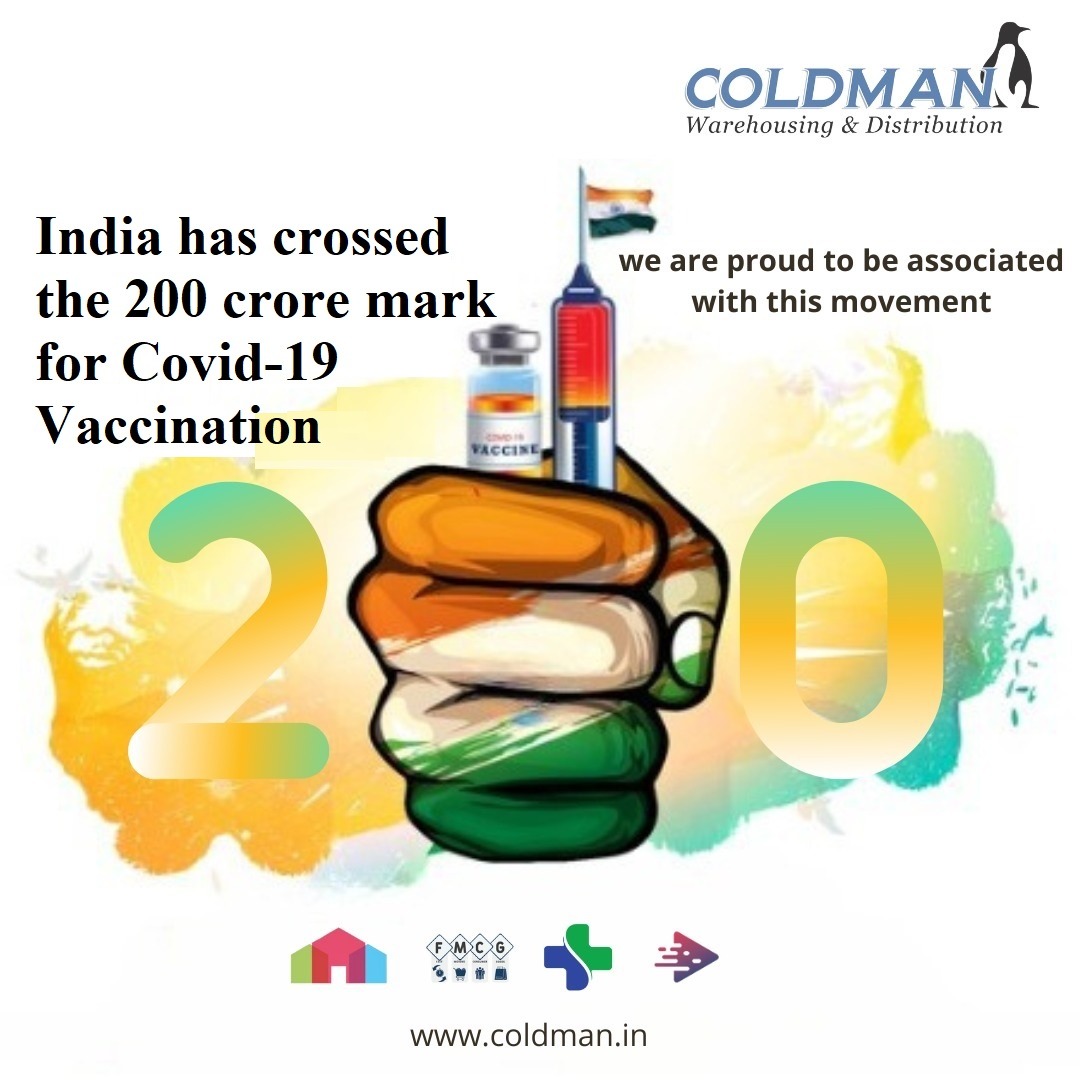 info_coldman's tweet image. India hits the milestone of 2 billion (200 crore) Covid-19 vaccine doses on Saturday. 
Country's history of accomplishment in 18 months since the drive was started in 2021.
coldman.in
#CovidVaccinationRecord #IndiaFightsCovid #coldman #logistics #coldchainlogitics