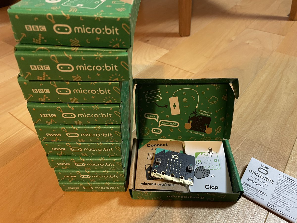CoderdojoNakama's tweet image. micro:bitの寄付をいただきました！
ありがとうございます！