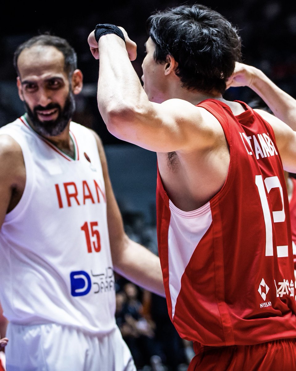 FIBAAsiaCup's tweet photo. Yuta Watanabe flexed early, but it was Hamed Haddadi who got the last laugh in a faceoff between two of the best big men in the #FIBAAsiaCup! 👏

🇮🇷 Hamed: 21 pts | 11 rebs | 4 asts | 3 blks
🇯🇵 Yuta: 17 pts | 10 rebs | 1 ast | 1 blk https://t.co/qPr6Kbs7v2