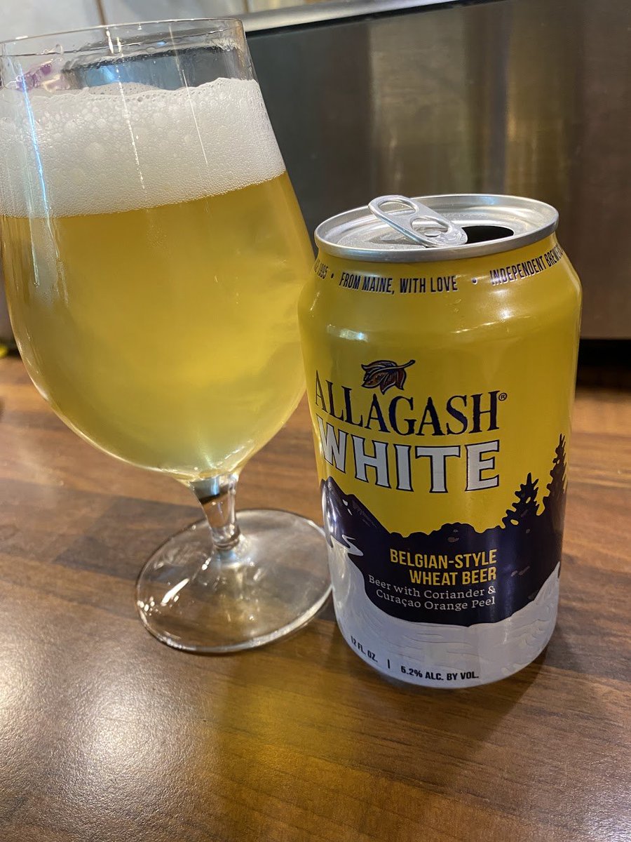 caid's tweet image. Thank you, Maine. Tip of the hat to @AllagashBrewing for an excellent brew.