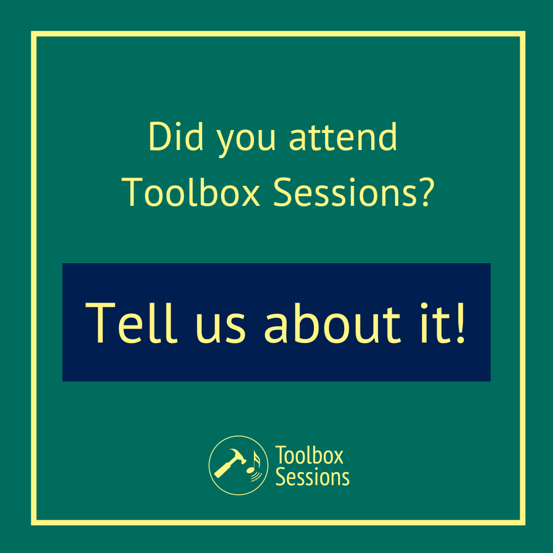 Did you attend the Toolbox Sessions virtual conference this past May?

If so, what were some of your "takeaways"? Who was your favorite presenter? Tell us about it!
#newmusic #composers #musicperformers