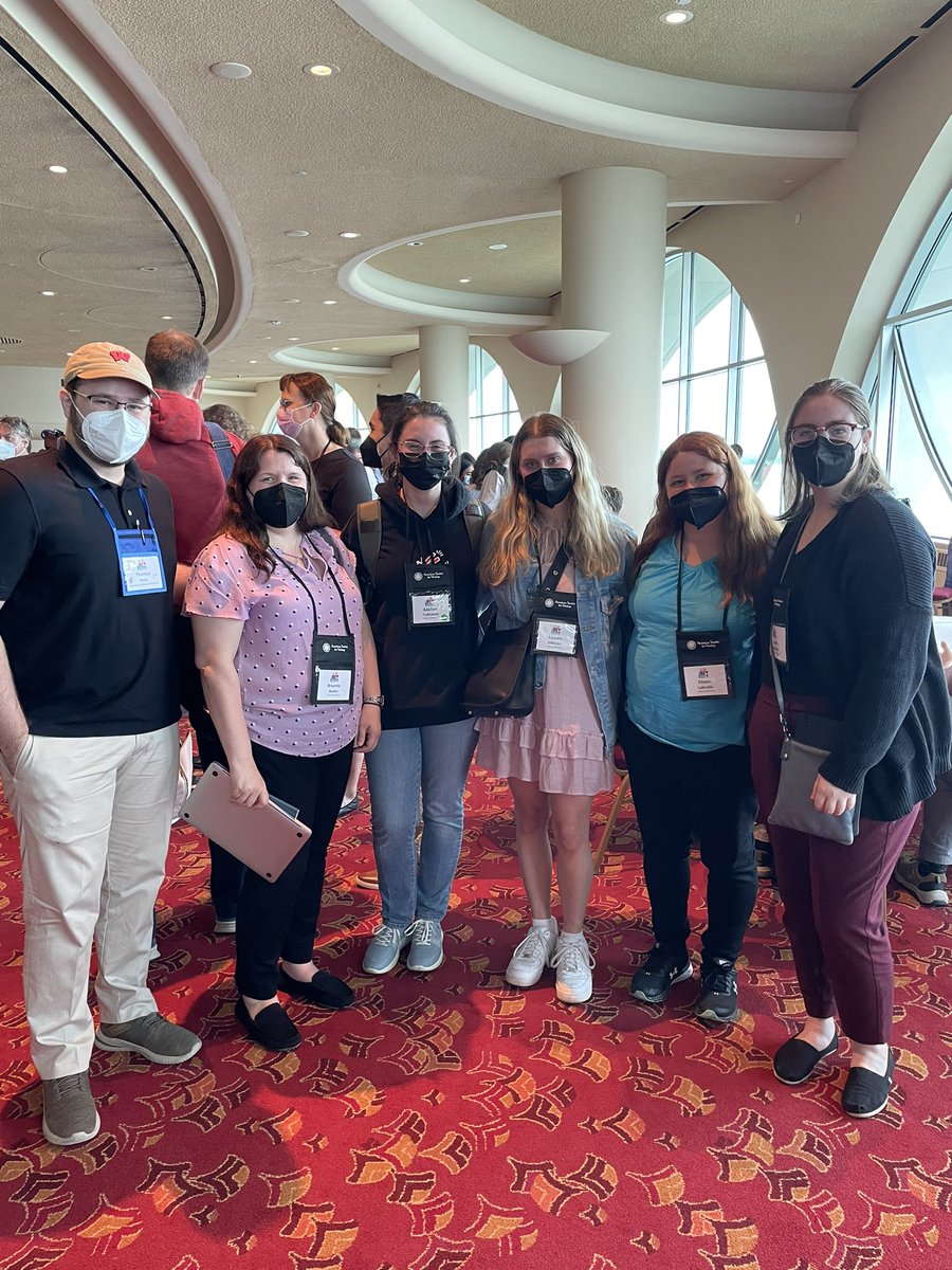 BioProfBarker's tweet photo. The awesome people are definitely the best part of the job! Last weekend at @mdphdcon with #DrewU alums and now this weekend at #ASV22 with #DrewU students and an alum! https://t.co/hpdWzREngP