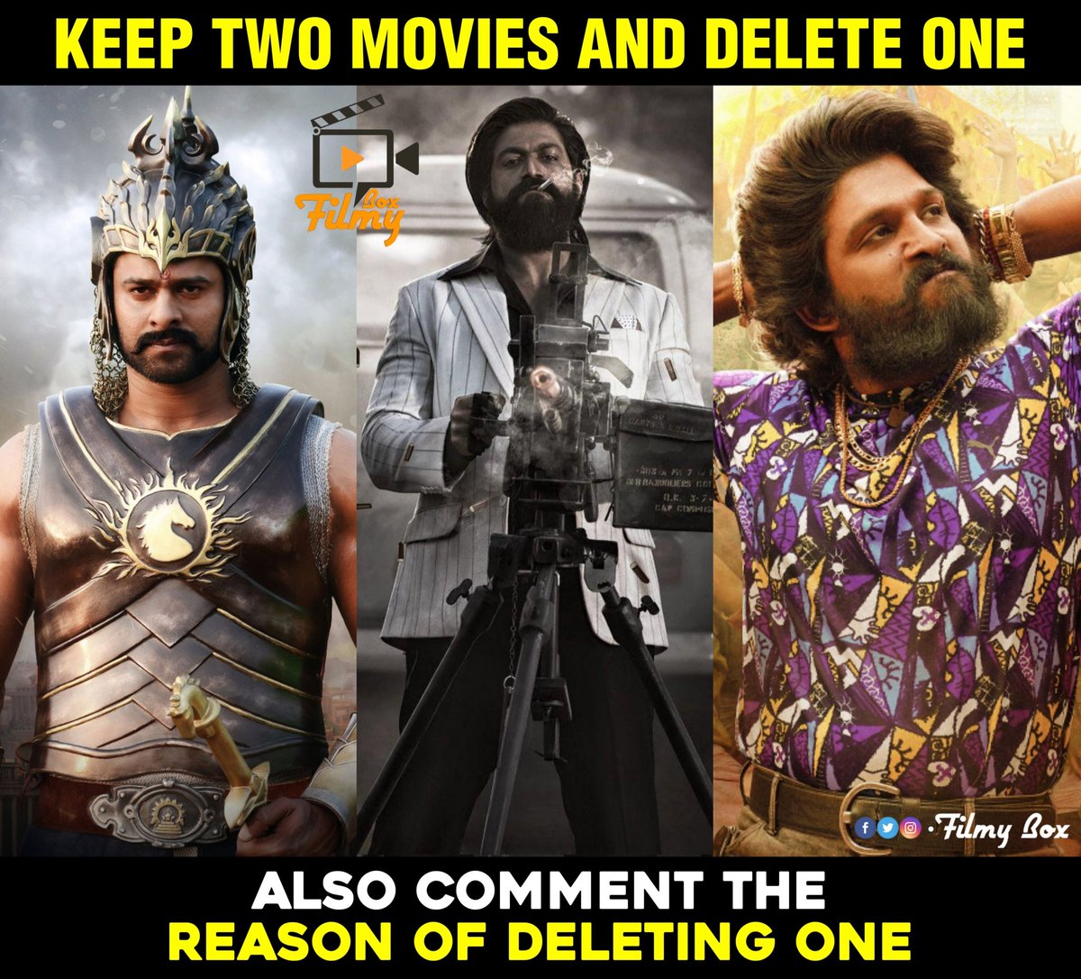 _filmybox_'s tweet photo. #Baahubali #KGFChapter2 #PushpaTheRise #Prabhas #Yash #AlluArjun #trending #tollywood #telugumovie #updates #trendingnow #tollywoodupdates #tollywoodfilm #updatesnow #todayupdates #FilmyBox https://t.co/ldyKSd0gfL