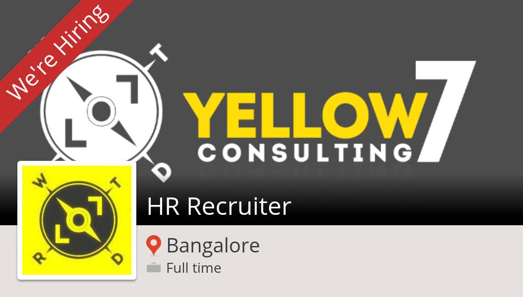 LO7consulting's tweet photo. #HR #Recruiter (#job) wanted in #Bangalore. #Yellow7consulting https://t.co/csdsqMsIBS https://t.co/vPFZyzmIeX