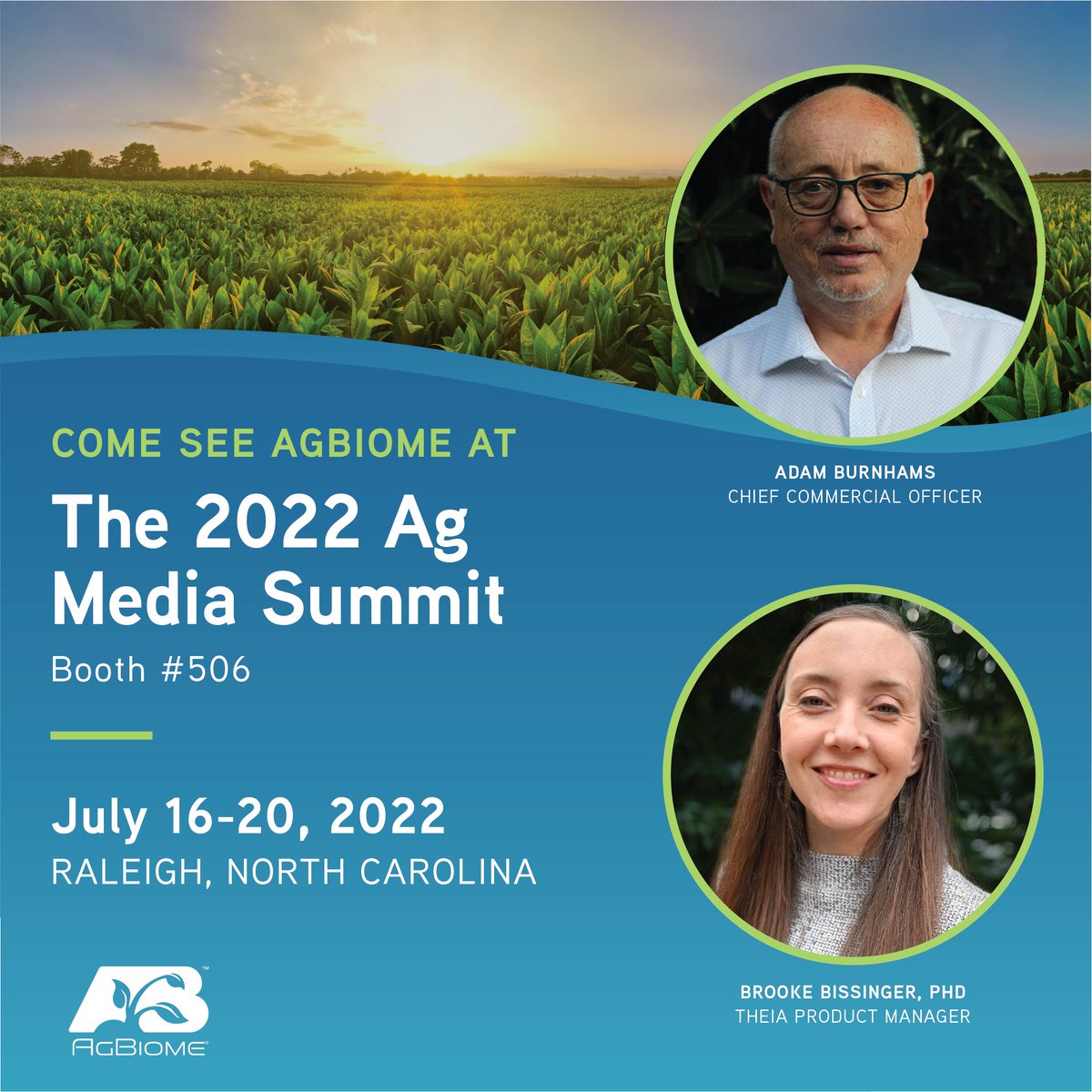 agbiome's tweet photo. Visit the AgBiome team at the Ag Media Summit, Booth 506, to learn more about about Howler® fungicide and other exciting research and technology from AgBiome. https://t.co/hXj017Tr6X