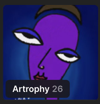 inf0zerg's tweet photo. Just swept the floor on Artrophy - an awesome new project by one of my favorite artists @pokemondundee. Artist run projects are the best and this one is going to hit 1 sol quickly.

https://t.co/jwWqThw7dQ https://t.co/BeMnfM1laM