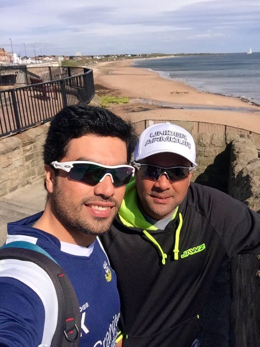 tahirthe12thman's tweet photo. ๐จ Friends Forever
@EAShami10
Hope you remember that picture which took in #whitleybay
Before we go to play T20 Semifinal At @DurhamCricket
In 2017 for @TynemouthCC
#Riverdale #whitleybaybeach #tynemouth #croons https://t.co/84WHmnTEMu