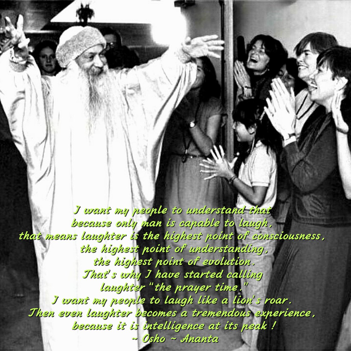 OshoGlobal's tweet photo. #osho
#laughter
#meditation 
#prayer https://t.co/L4T6P2T5kC