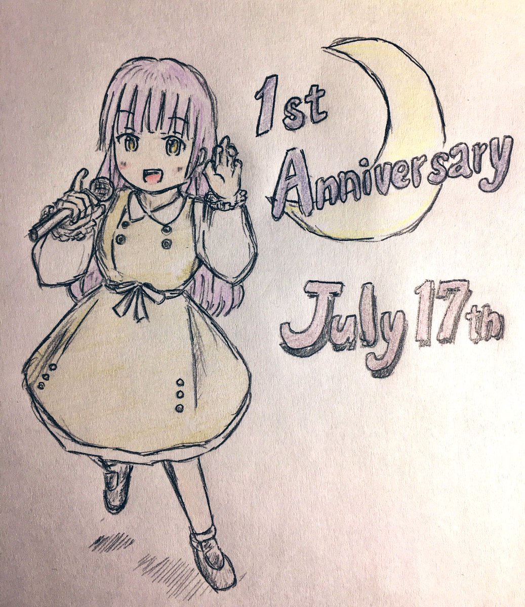 redspinelj's tweet photo. @meruicchi
昨日も描きましたが
違うバージョンでプレゼントさせていただきます!
1周年おめでとうございます💜✨ https://t.co/XAC81xc4vu