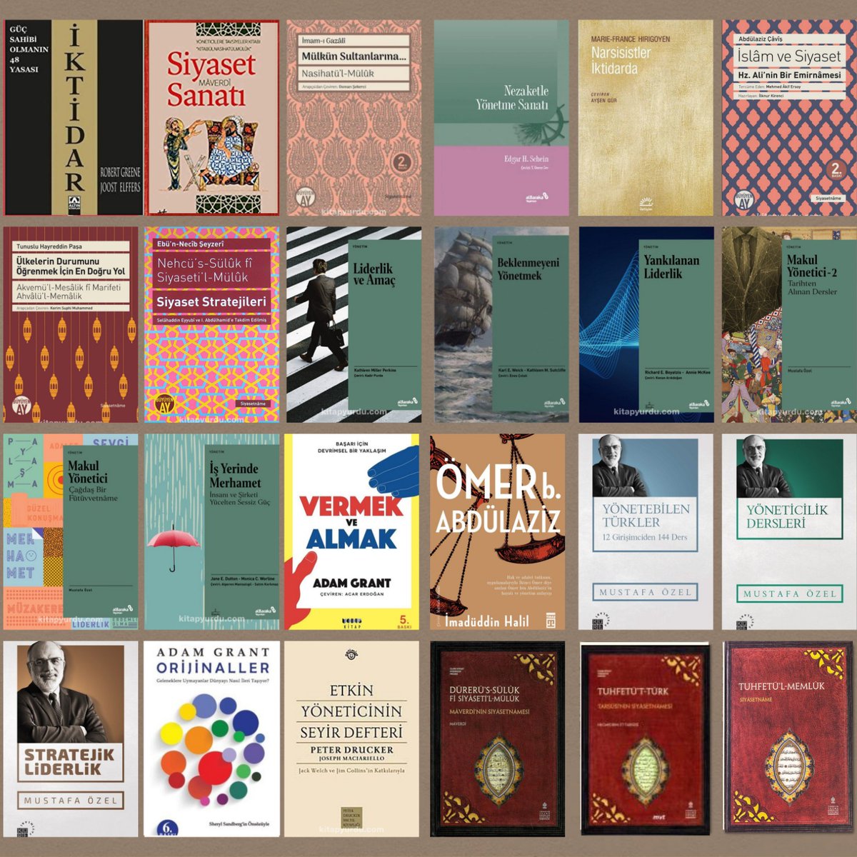Yöneticilik/liderlik yolunda okunması gereken 48 kitap.