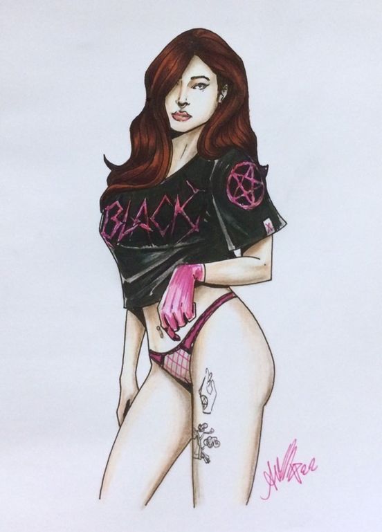 damoclesart's tweet photo. beautiful @Raelilblack ;) #raelilblack #asianlove #beautiful #beautifultgirl #drawing #quickillustration #art #artwork #arte #ErotismoPuro #blackmetal #rock https://t.co/JxyWmsOYCn
