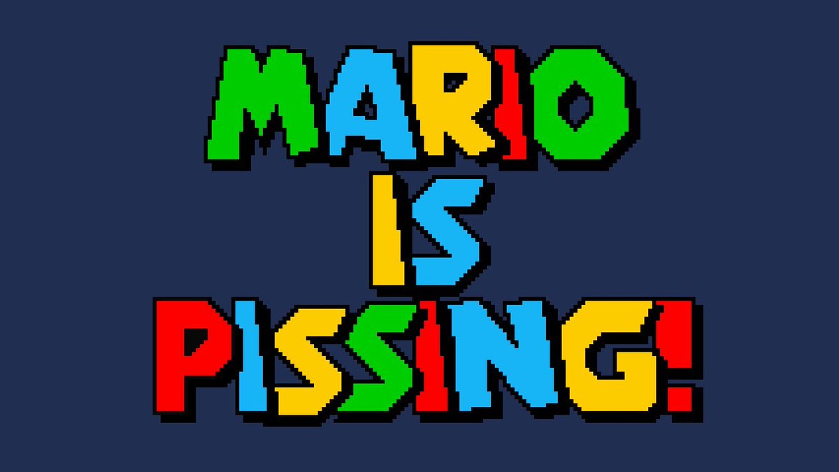 Internalmario On Twitter Rt Vglogoarchive Mario Is Pissing Mario
