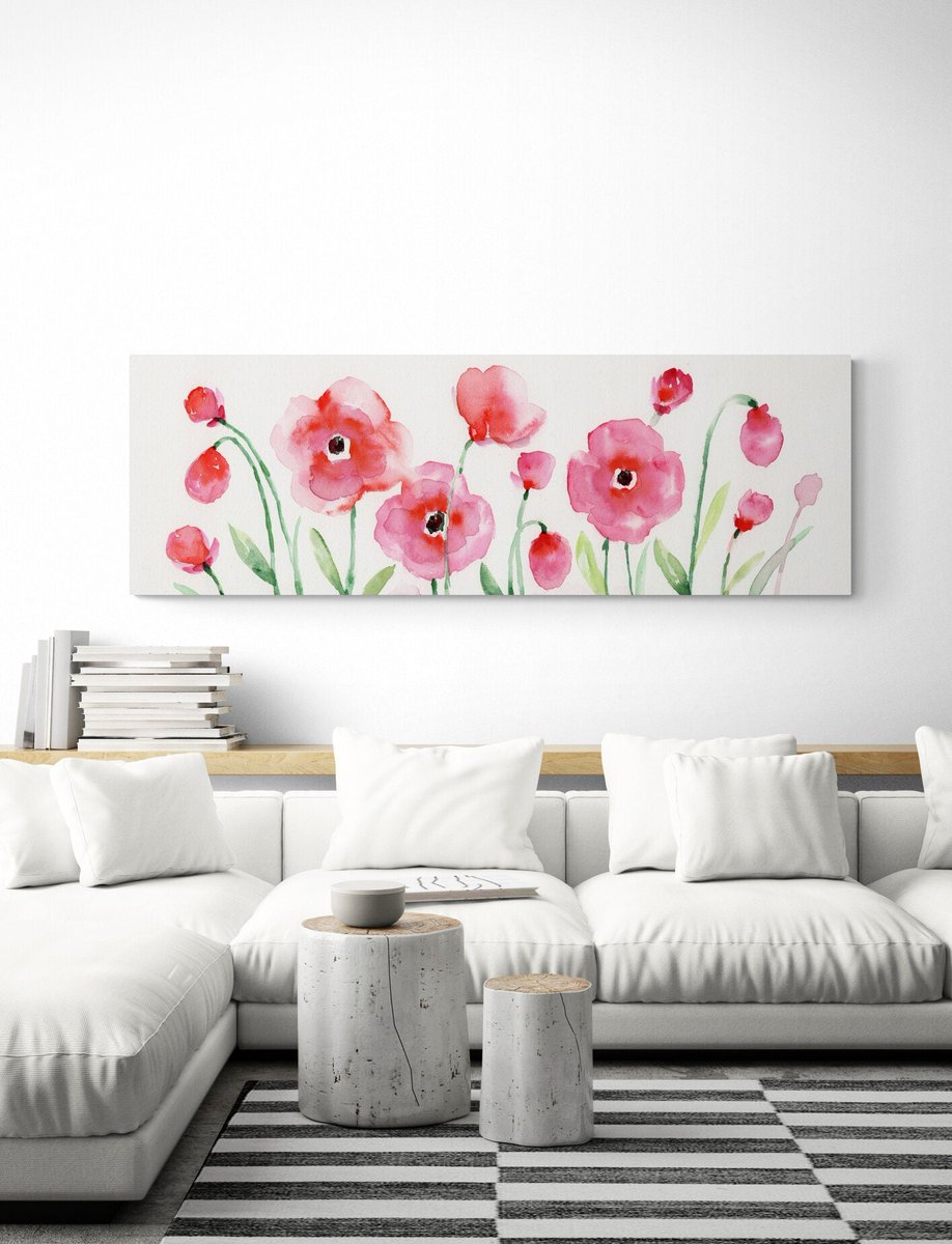 Excited to share the latest addition to my #etsy shop: Preppy Wall Art Bright Hot Pink Poppy etsy.me/3zcffxL #pink #housewarming #white #unframed #bedroom #bohemianeclectic #watercolorflowers #aestheticroomdecor #preppyroomdecor #hotpink #hotpinkflowers #pink