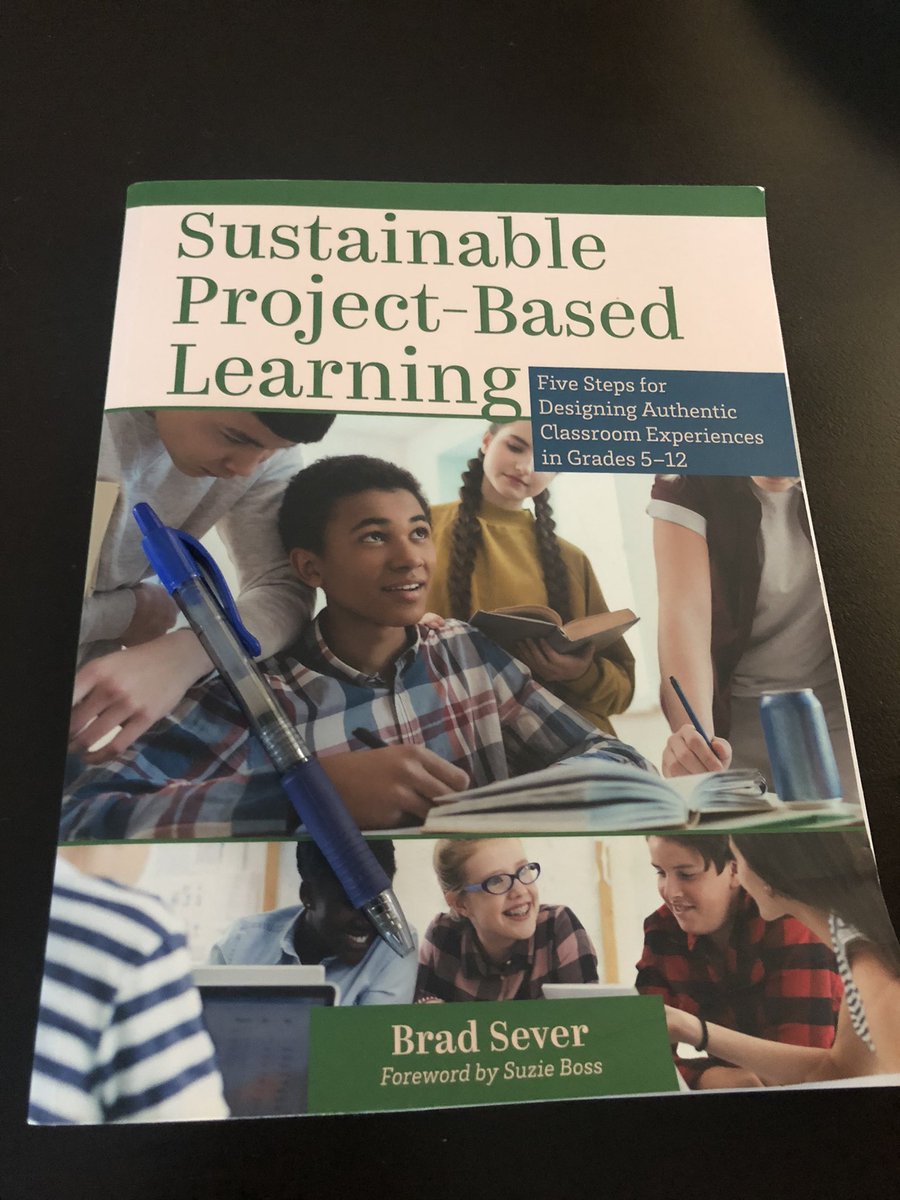 BaerMatt's tweet photo. I’ve known Brad for 8 years. He is intentional, methodical, &amp; passionate about education. His book is a testament to that &amp; his love for PBL. Thanks for sharing this w/ the World Brad. We will all be better because of your work. Especially myself. Pick up a copy ASAP. @BradSever https://t.co/5UyESQQvsc