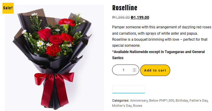 Roselline | FLOWERSHOPPH.COM - Roselline is a bouquet brimming with love – perfect for that special someone. flowershopph.com/shop/roselline/ #flowershopph1