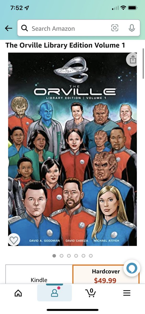 theallenherman's tweet photo. Missed out on the last few comics, but super happy to see this is coming out October 18! #TheOrville #libraryedition #davidagoodman #davidcabeza #michaelatiyeh #graphicnovel #renewtheorville https://t.co/OupM8urQsr