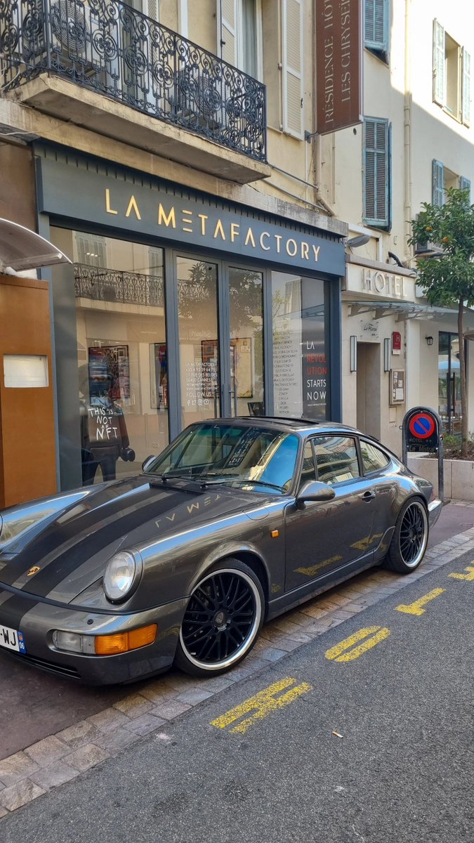 Secret customer... 🤫 #lametafactory #cannes #nft #larevolutionstartsnow #porsche964
