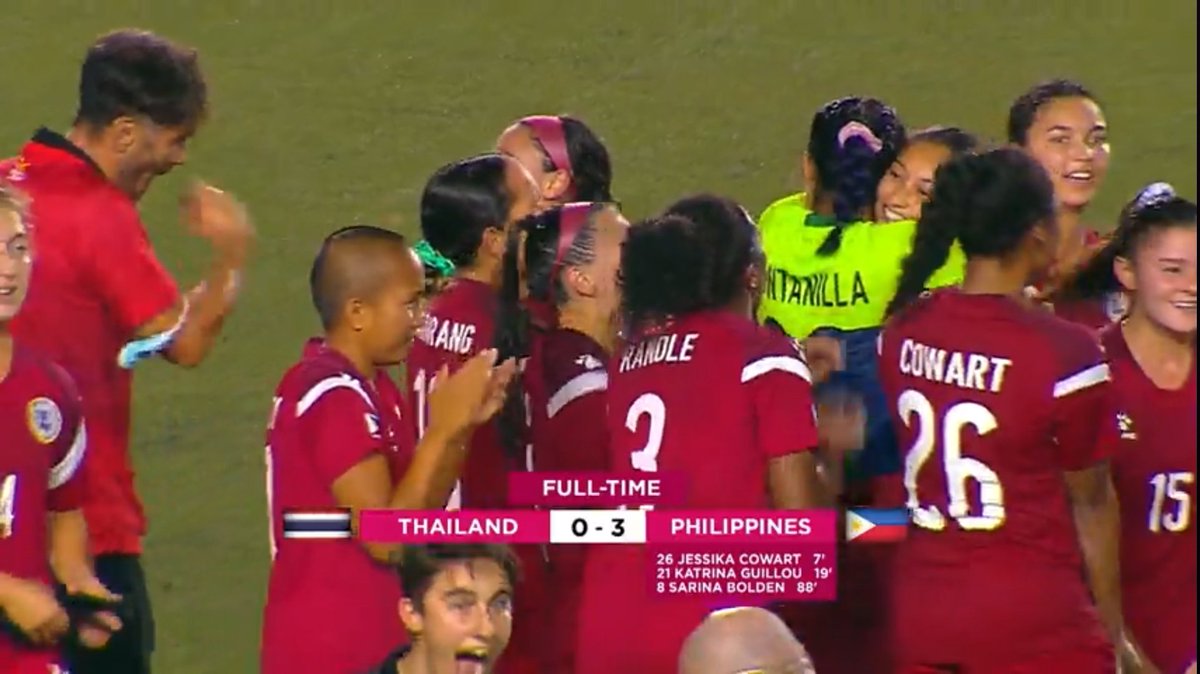 phsportsave's tweet photo. HISTORY! Congratulations Philippine Women's National Football Team - first ever title in AFF Women's Champions. This is not just a sweet victory but also an amazing history made today. 
#congratsfilipinas 
#labanfilipinas https://t.co/YBbkYbscxV
